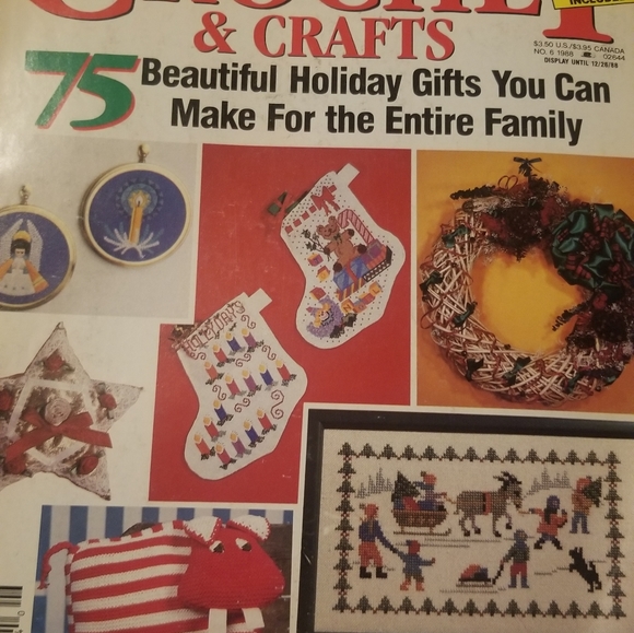 Craft Crochet Recipe Sculting Painting Variety Books Vintage 6 Magazines - Picture 6 of 14